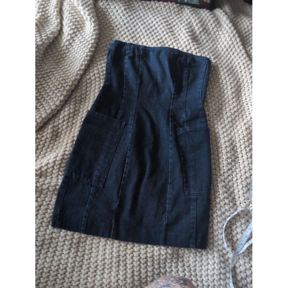 Jean short dress